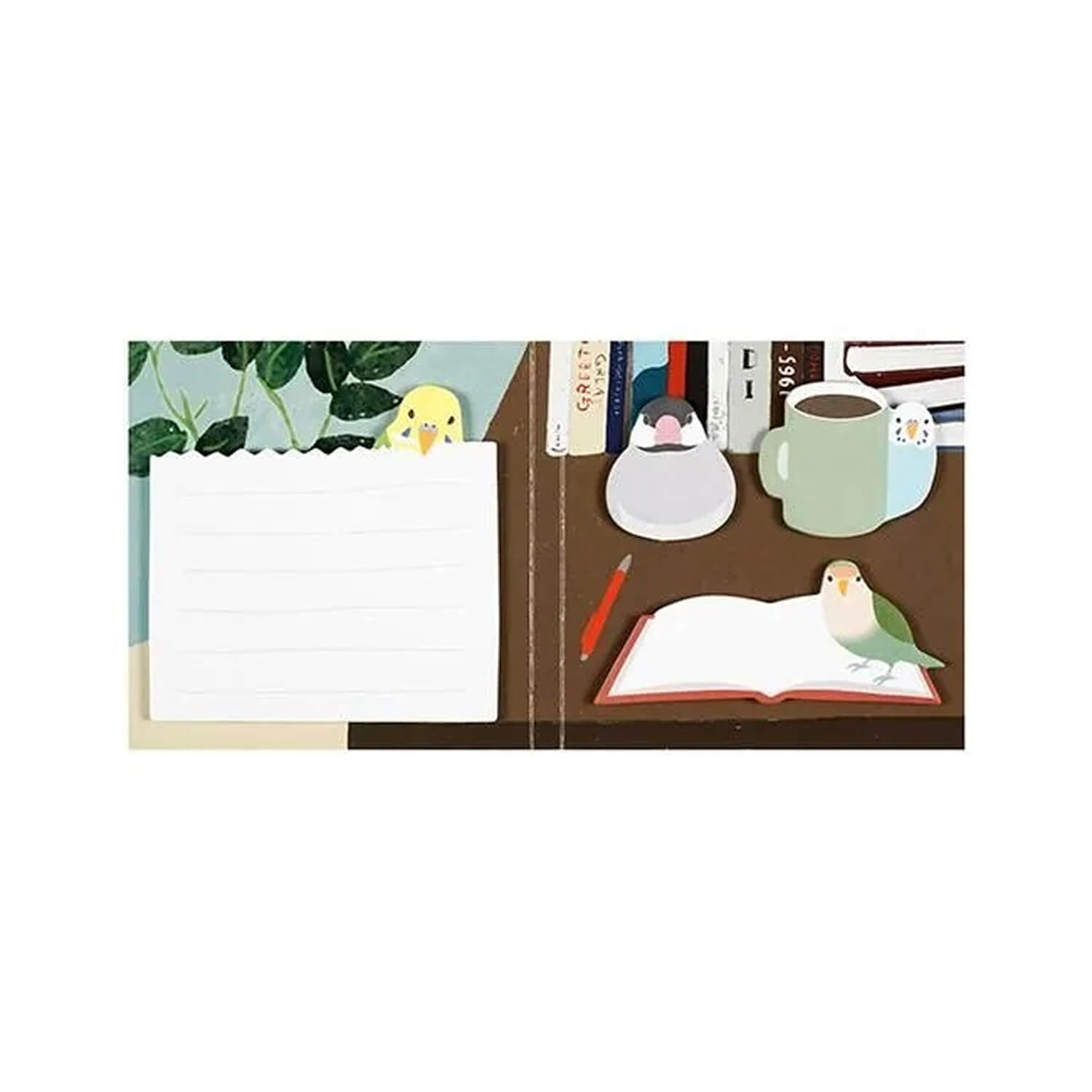 Greeting Life Animal Die-Cut Sticky Notes – Bird