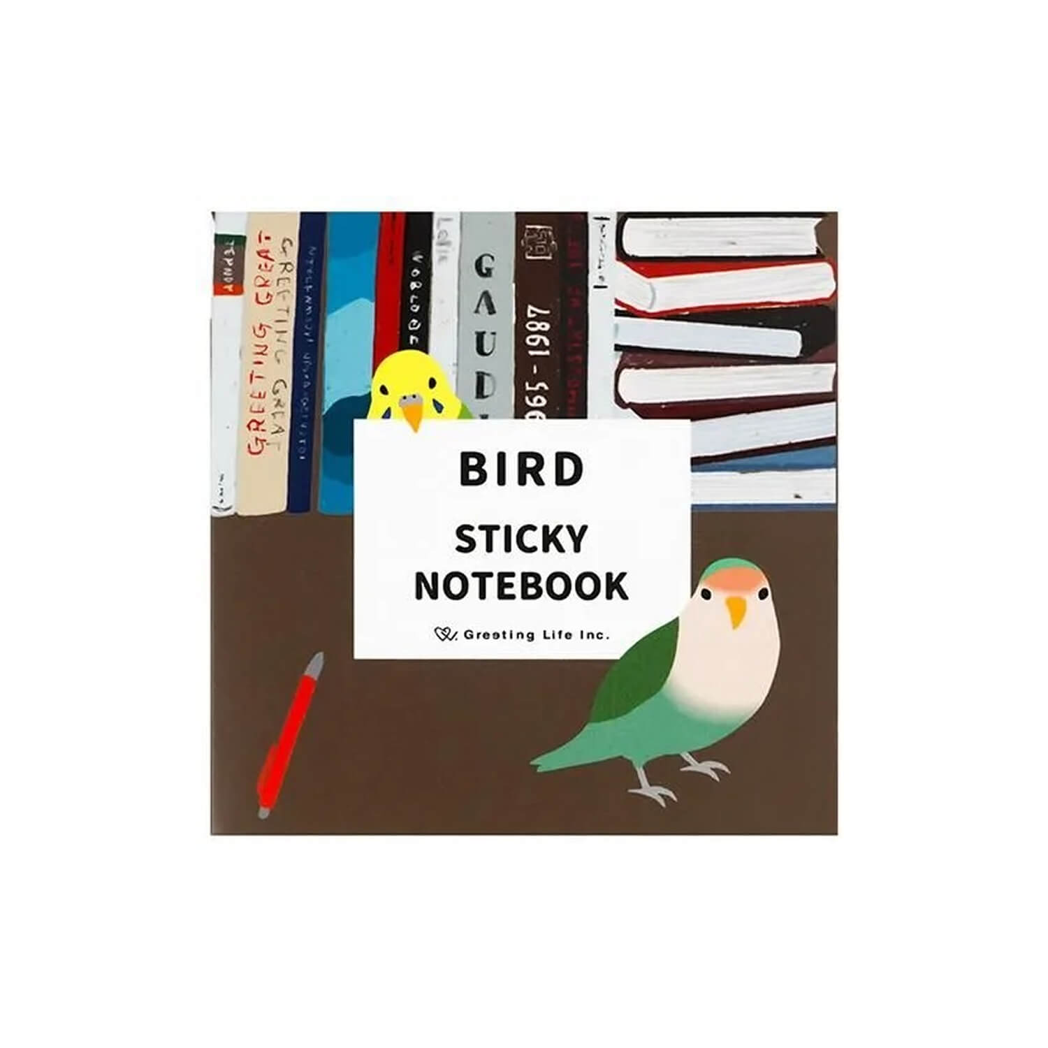Greeting Life Animal Die-Cut Sticky Notes – Bird