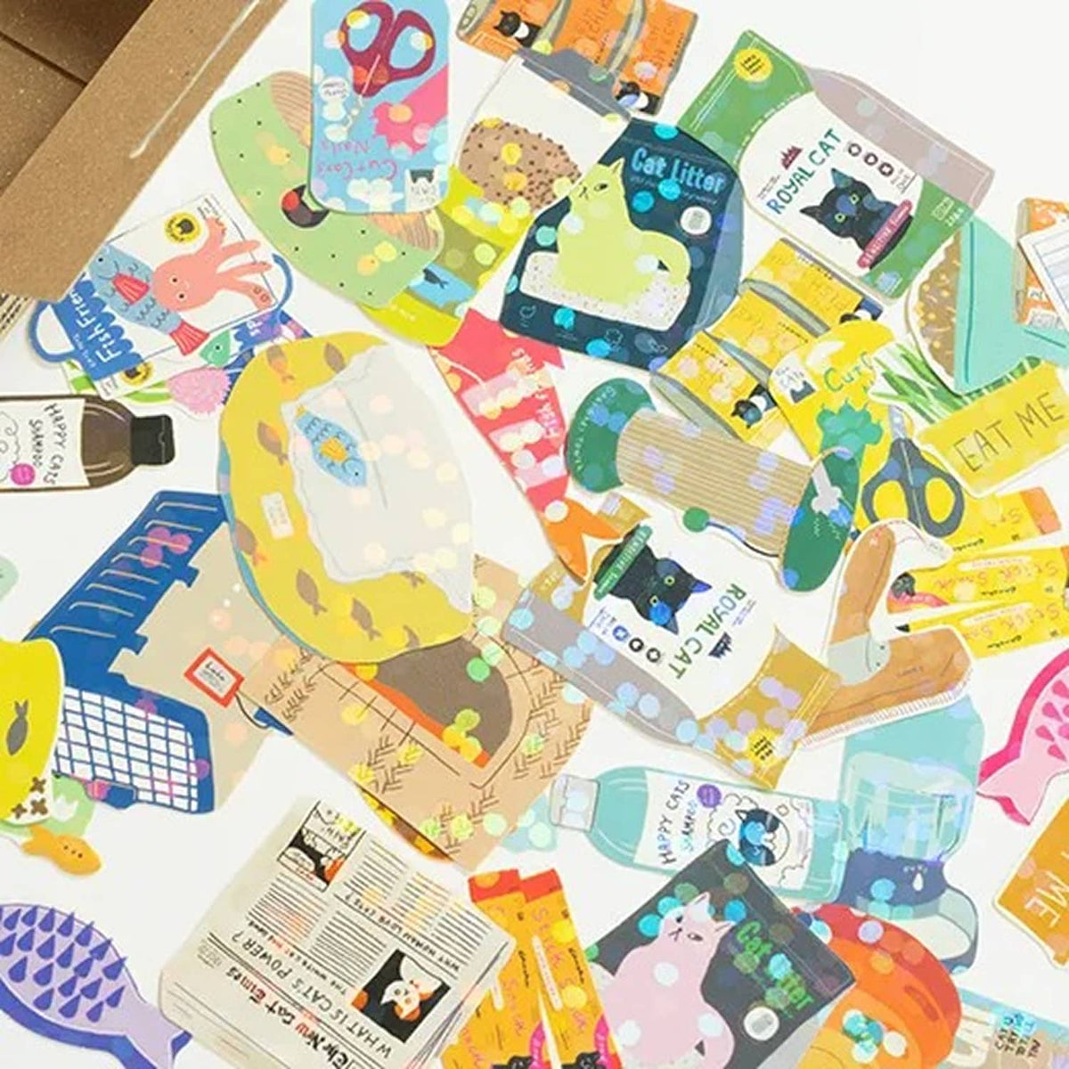 Greeting Life Hako Sticker – Cat Supplies