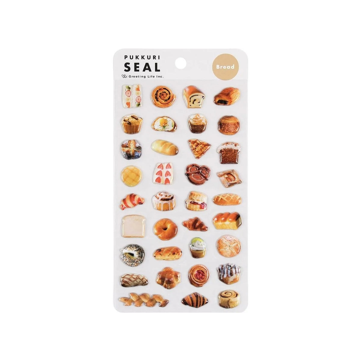 Greeting Life Puffy Sticker – Bread