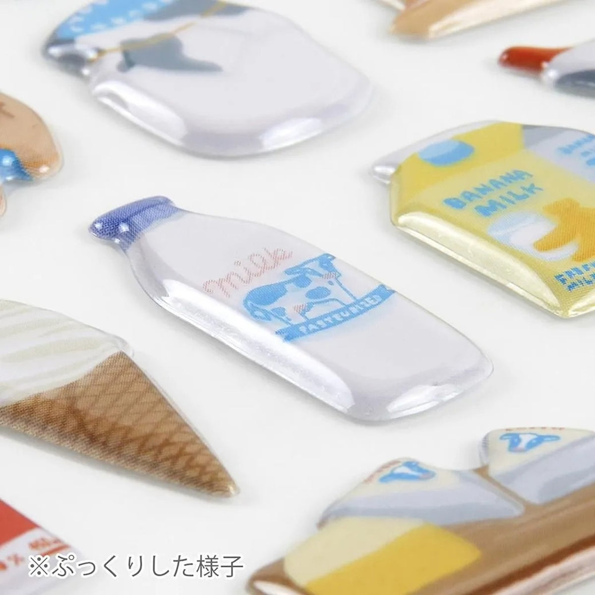 Greeting Life Puffy Sticker – Milk