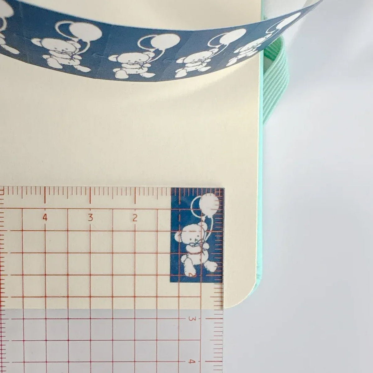 Happy Seed Label Stickers – Balloon Bear, Deep Navy