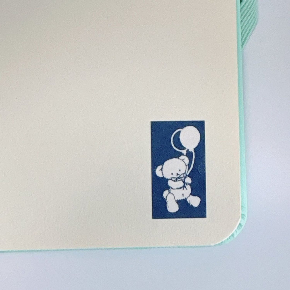 Happy Seed Label Stickers – Balloon Bear, Deep Navy