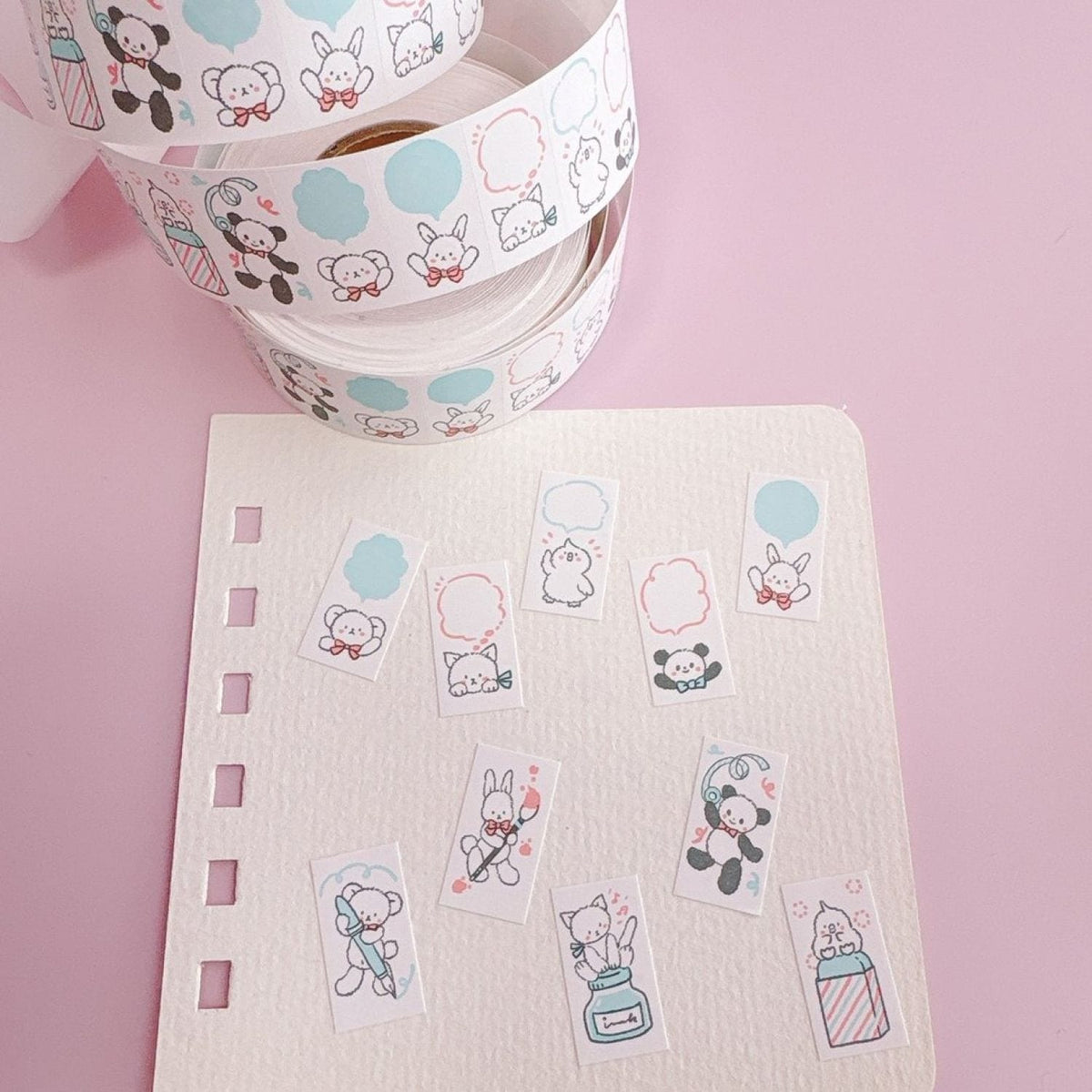 Happy Seed Label Stickers – Stationery Lovers × Plushie's Little Words