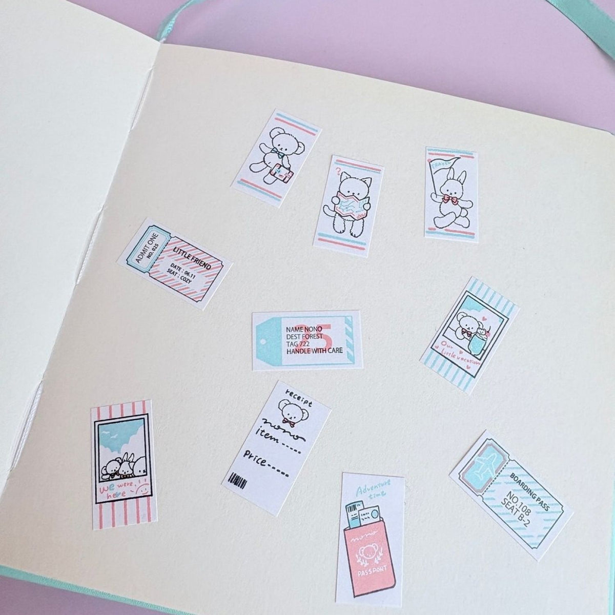 Happy Seed Label Stickers – The Little Travelogue of the Fluffy Brigade