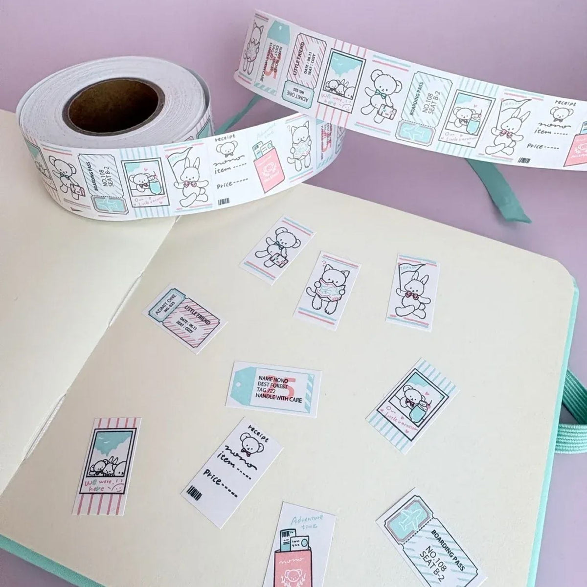 Happy Seed Label Stickers – The Little Travelogue of the Fluffy Brigade