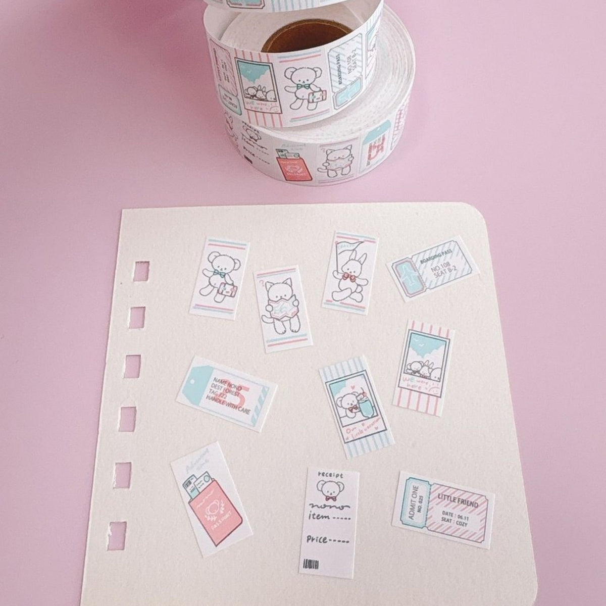 Happy Seed Label Stickers – The Little Travelogue of the Fluffy Brigade