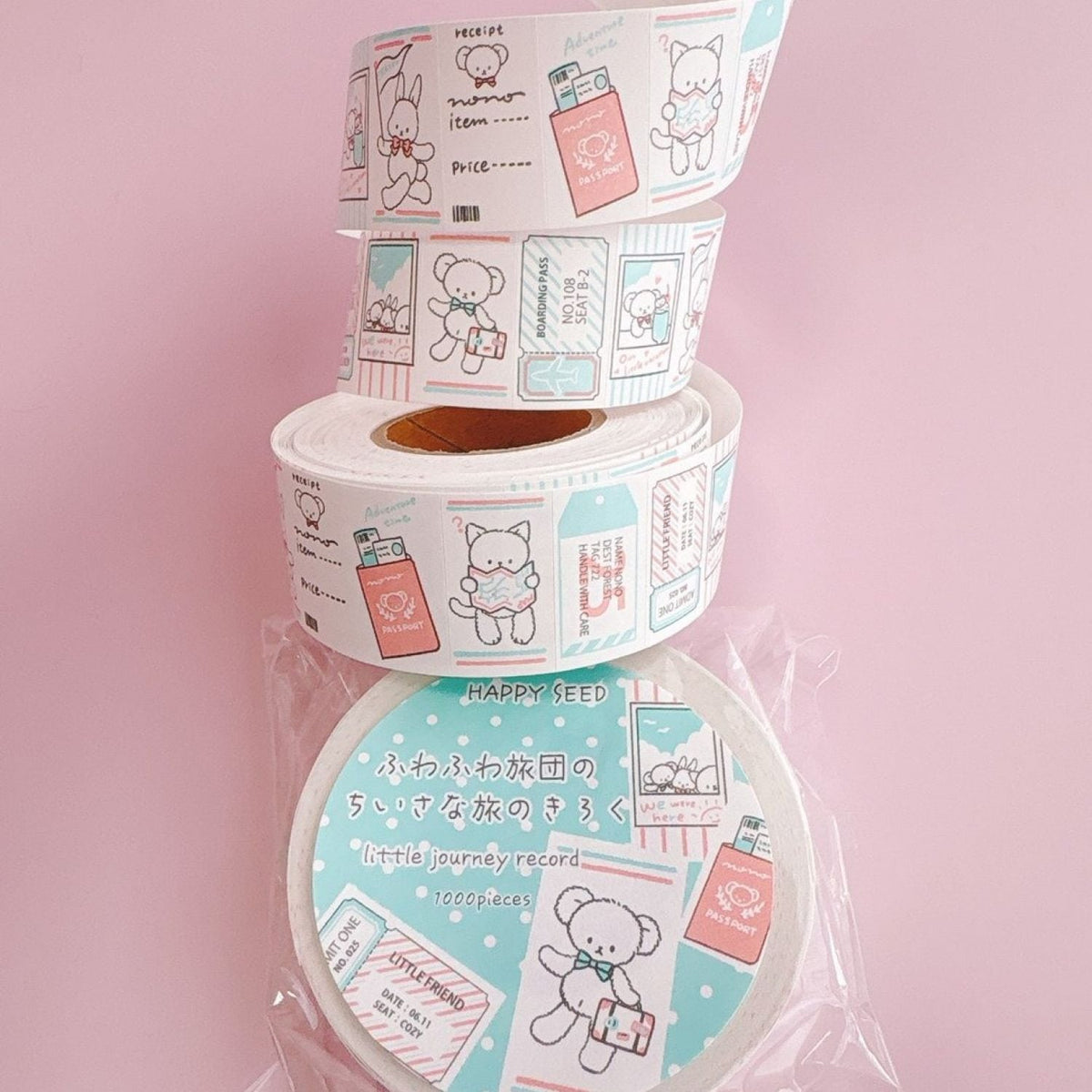 Happy Seed Label Stickers – The Little Travelogue of the Fluffy Brigade
