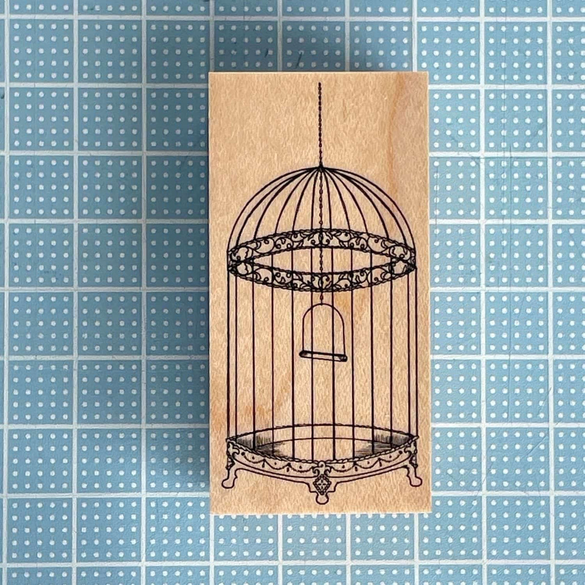 Happy Seed Stamp – Birdcage