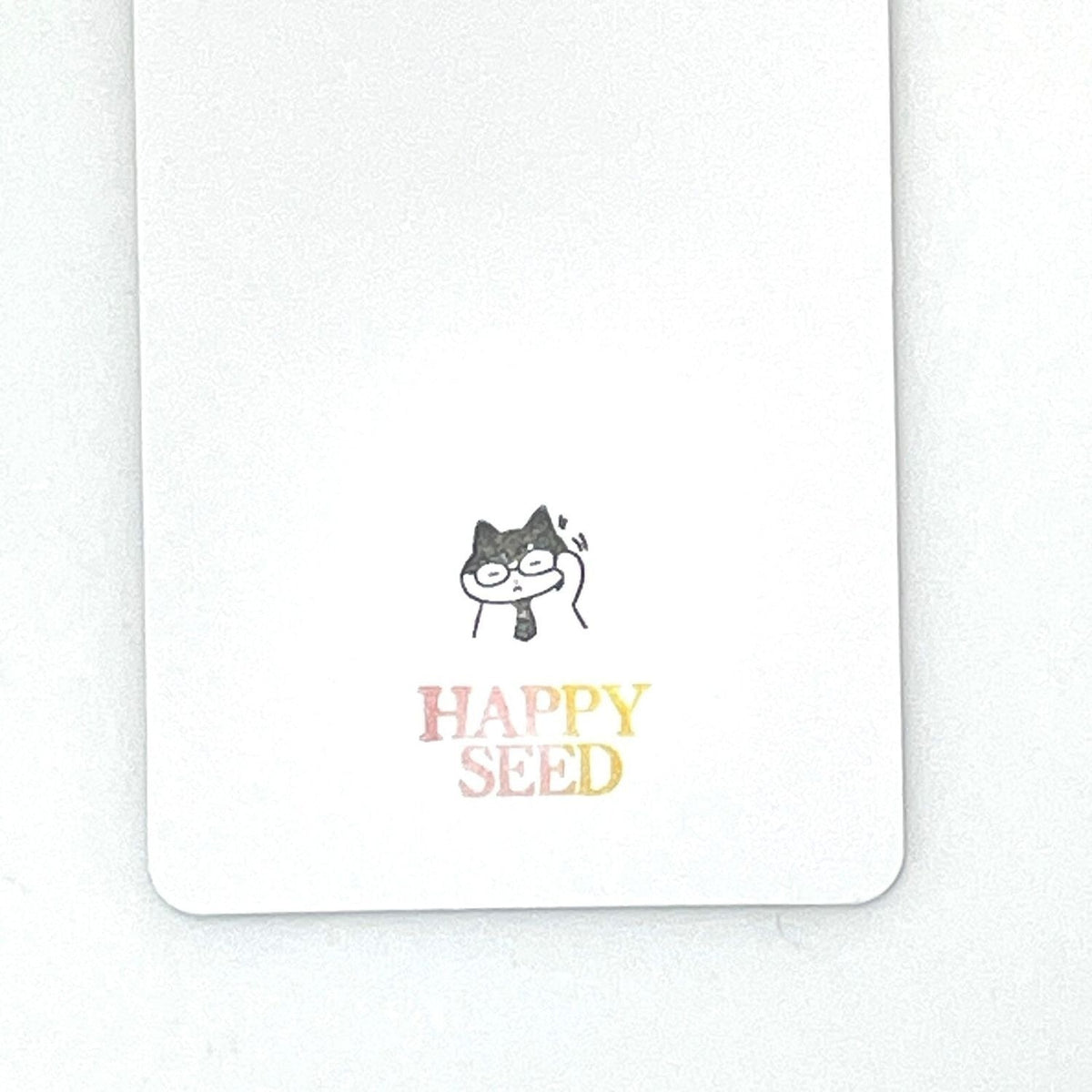 Happy Seed Mini Stamp – Cat with Glasses