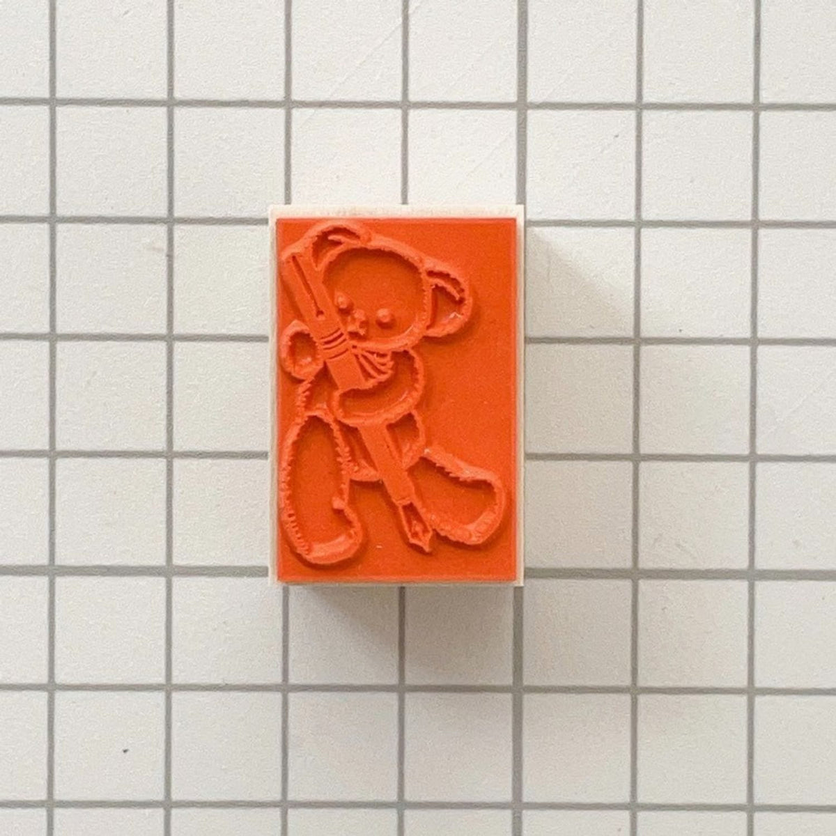 Happy Seed Stamp – Doodling Teddy Bear