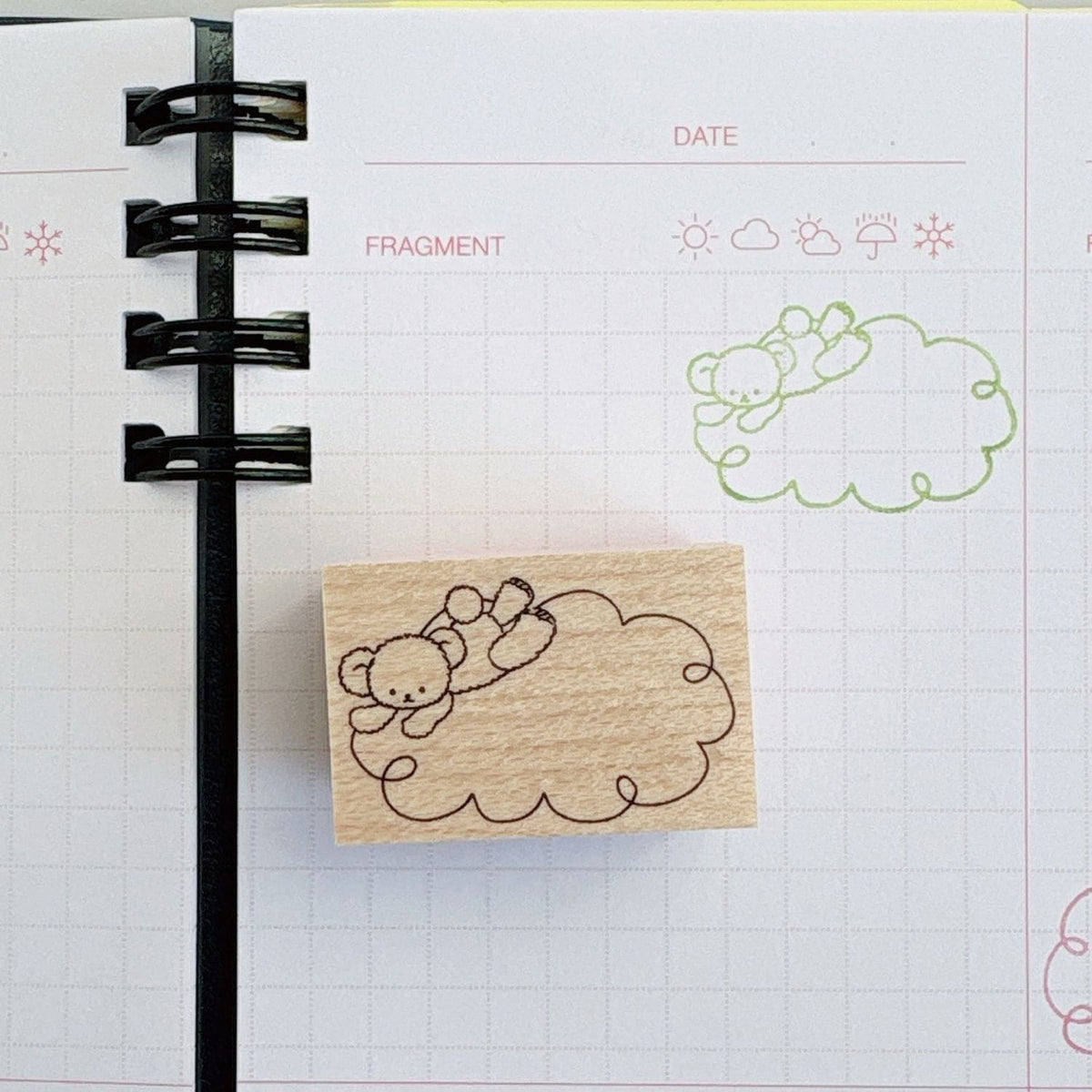 Happy Seed Stamp – Fluffy Teddy Bear