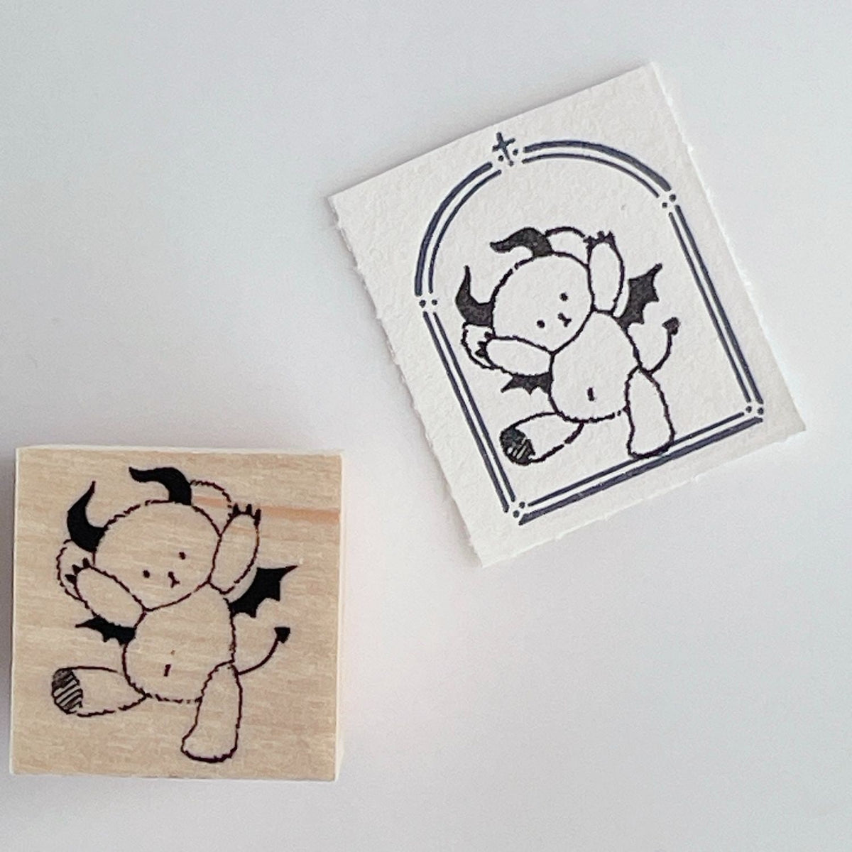 Happy Seed Stamp – Halloween Devil Costume