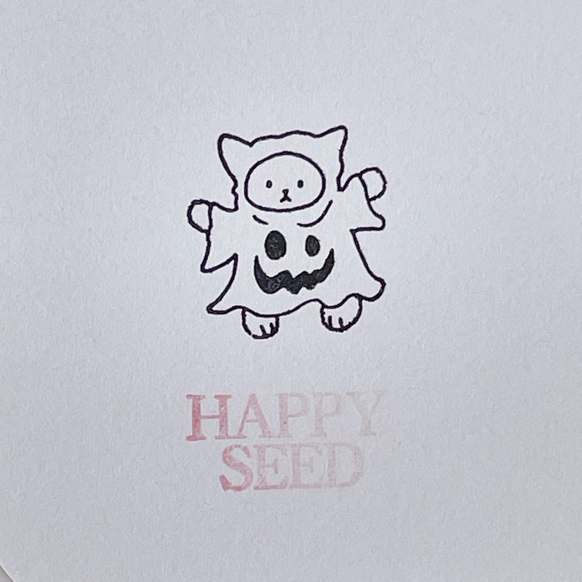 Happy Seed Stamp – Halloween Ghost Costume