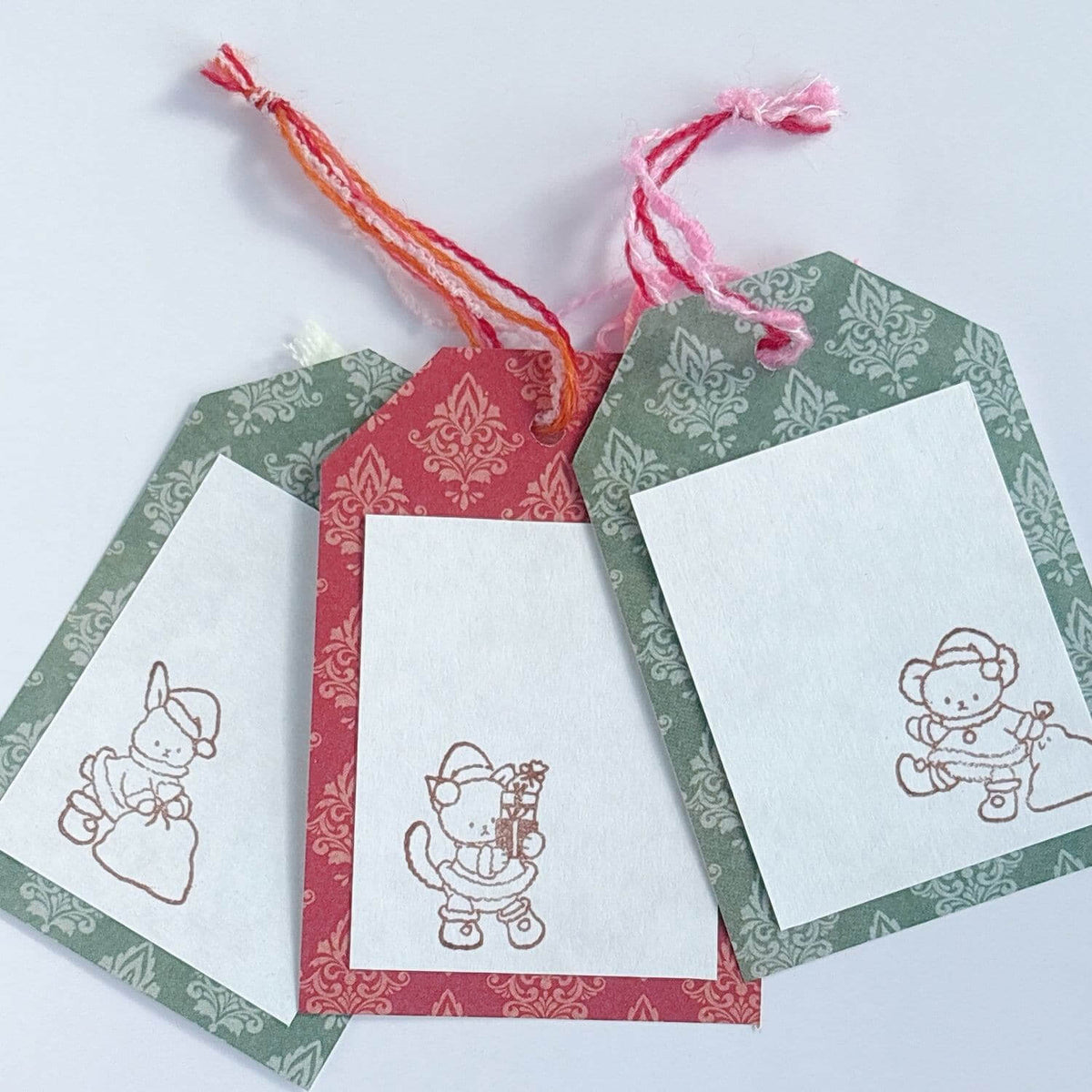 Happy Seed Stamp – Santa Plush Rabbit