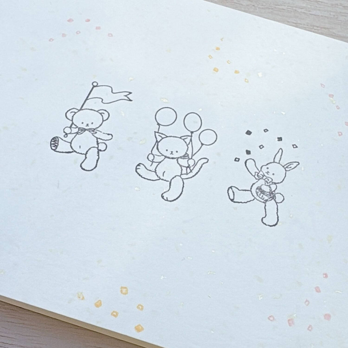 Happy Seed Stamp – Teddy Bear Parade