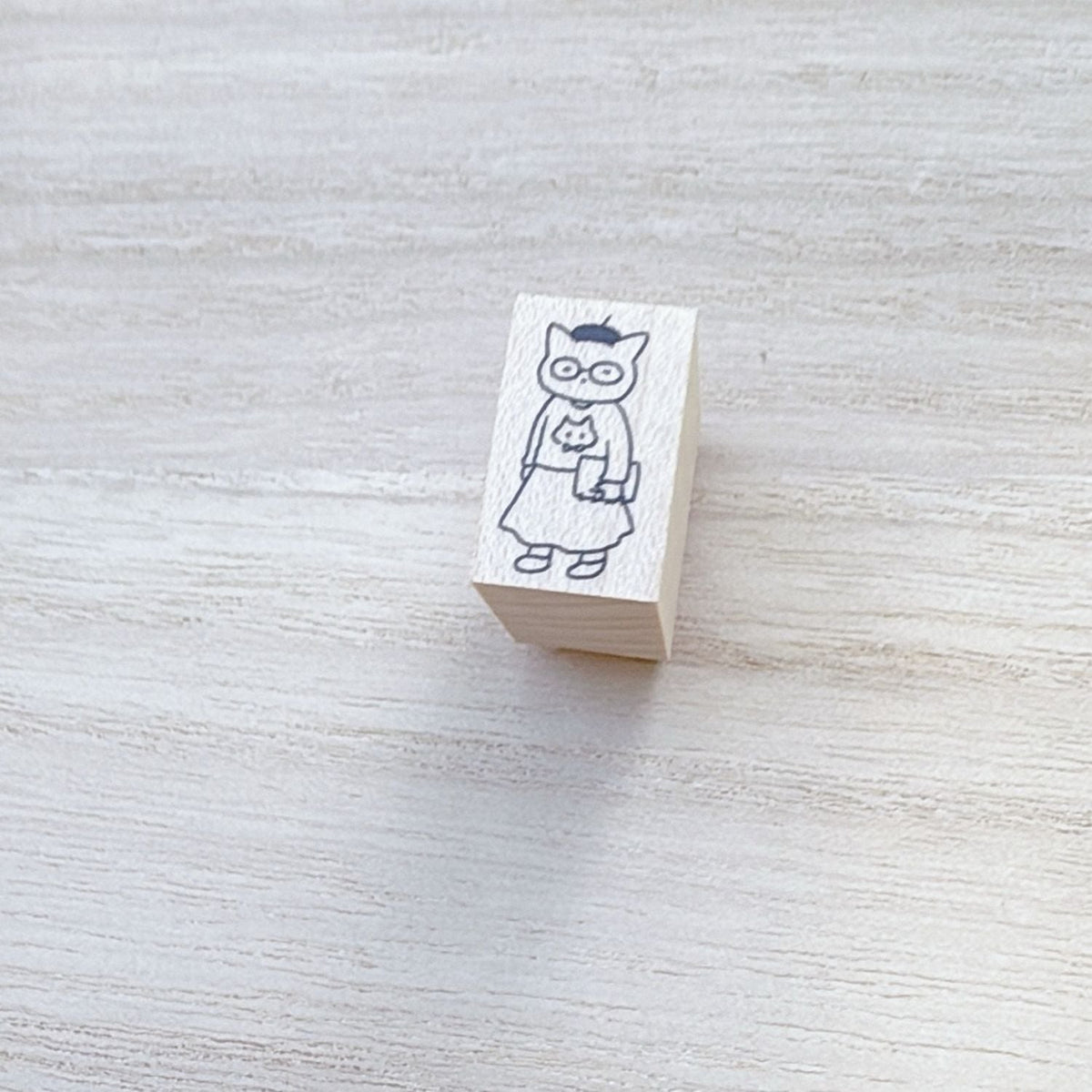 Happy Seed Stamp – Writer Cat