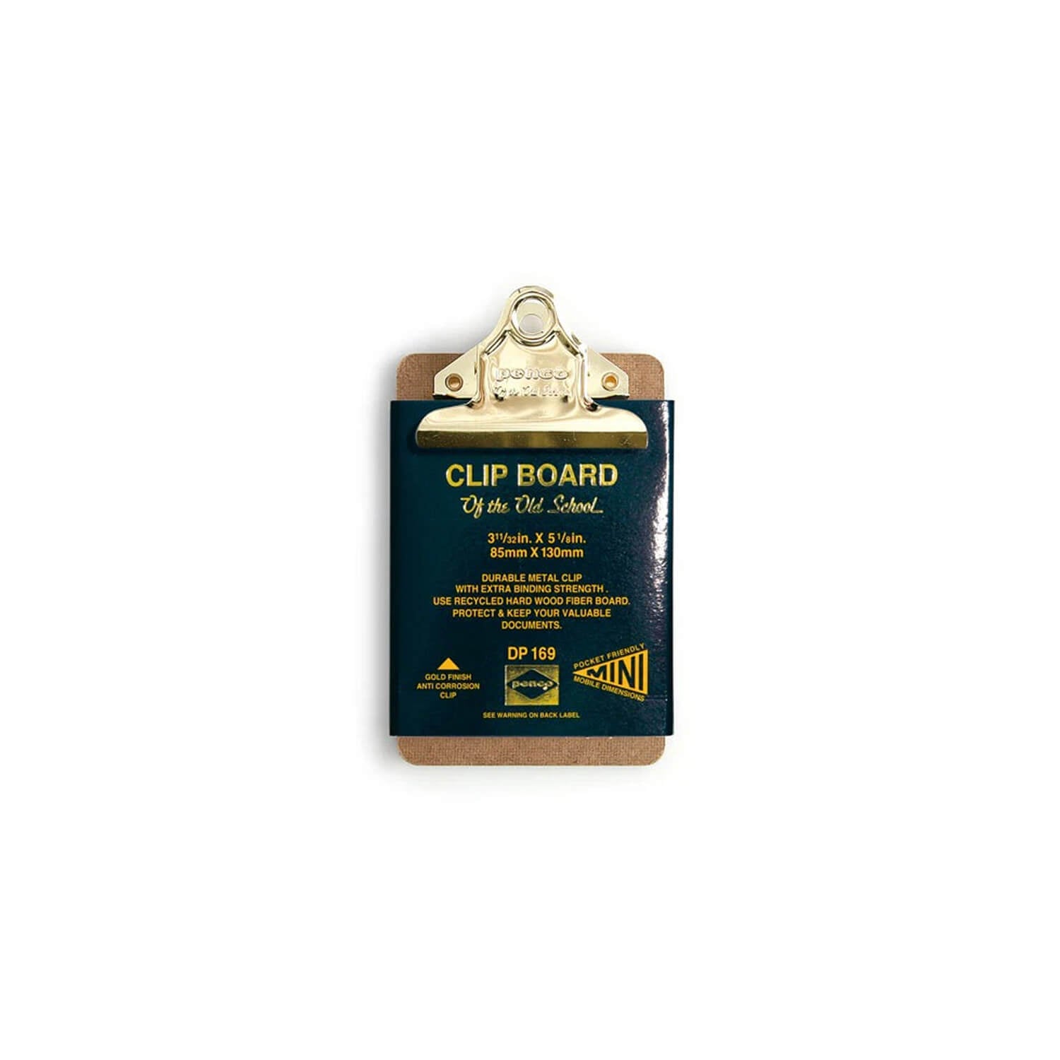 Hightide Penco Old School Clipboard - Mini - Gold Clip