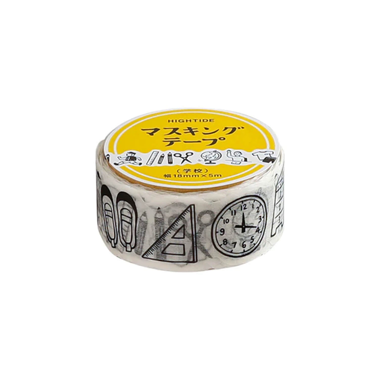 Hightide Penco Retro Masking Tape - School