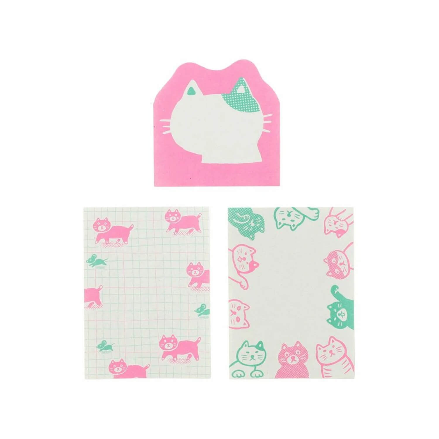Hightide Penco Retro Memo Pad - Cats