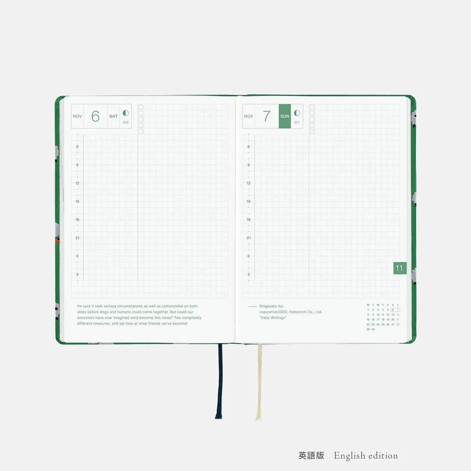 Hobonichi Techo 2027 HON A6 Bow &amp; Tie - Sheep Sheep Sheep