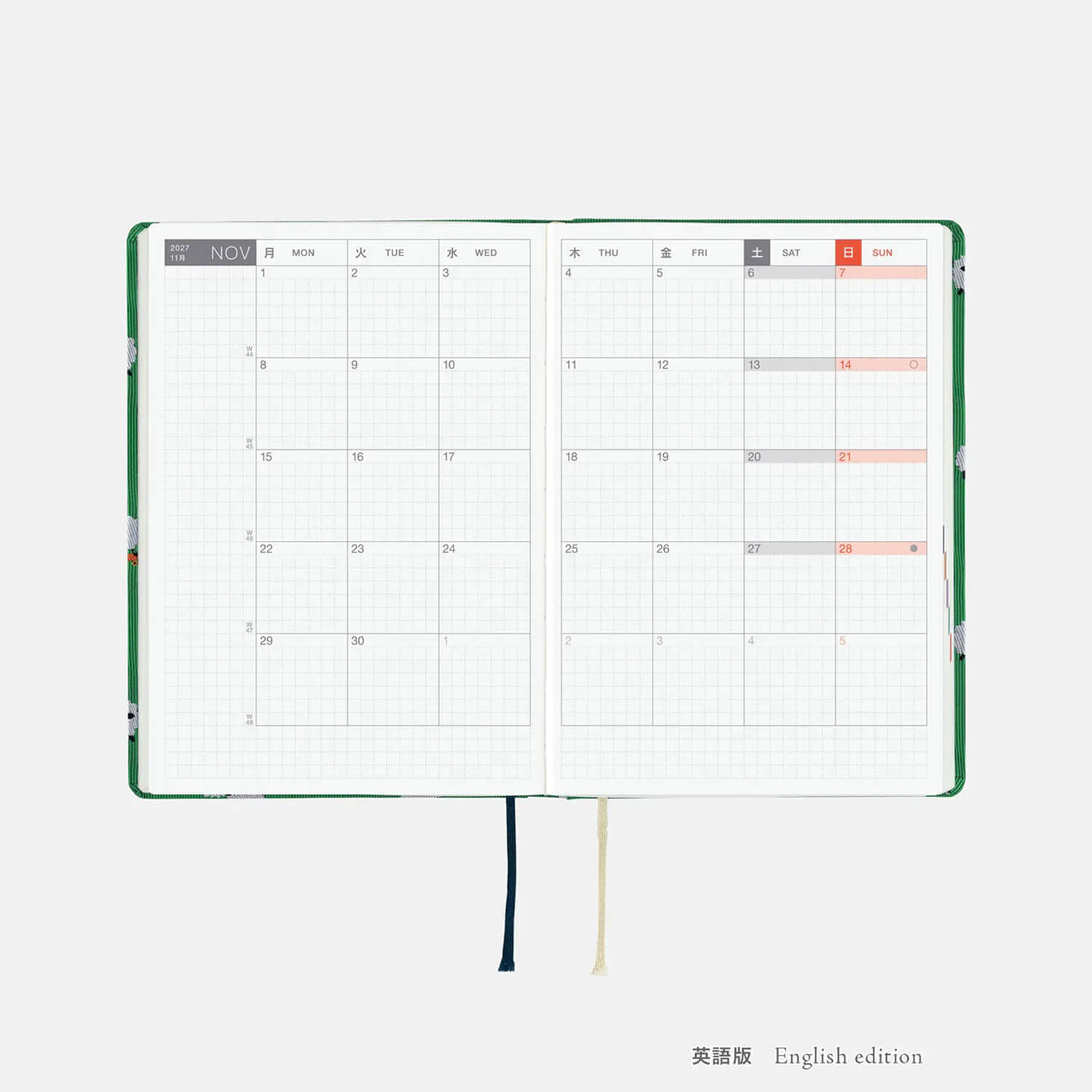 Hobonichi Techo 2027 HON A6 Bow &amp; Tie - Sheep Sheep Sheep