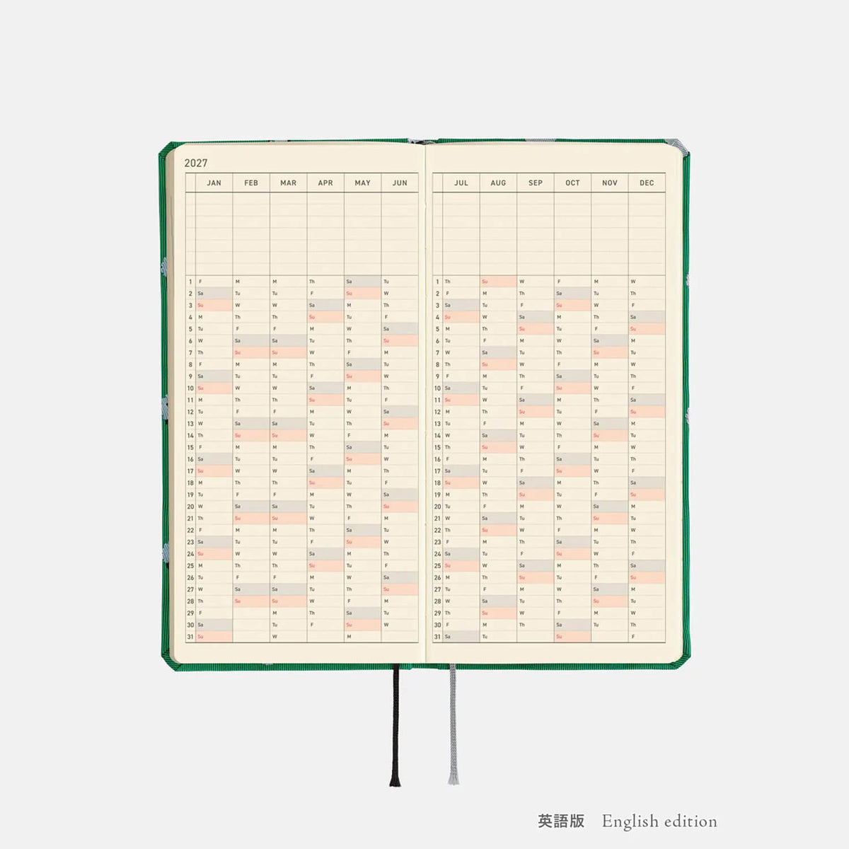 Hobonichi Techo 2027 Weeks Bow &amp; Tie - Sheep Sheep Sheep