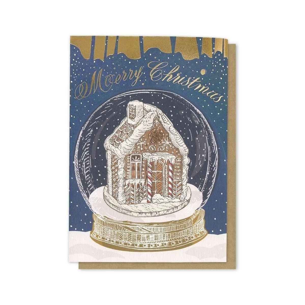 Inoue Aya Christmas Trifold Card – Snow Globe