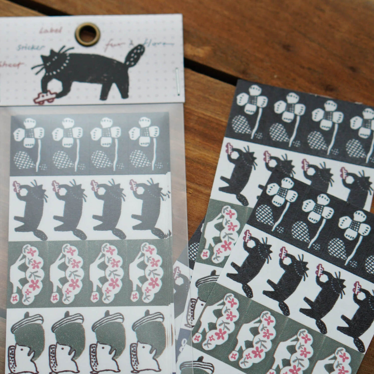 Ivy Snow Label Sticker Sheet – Fur &amp; Flora