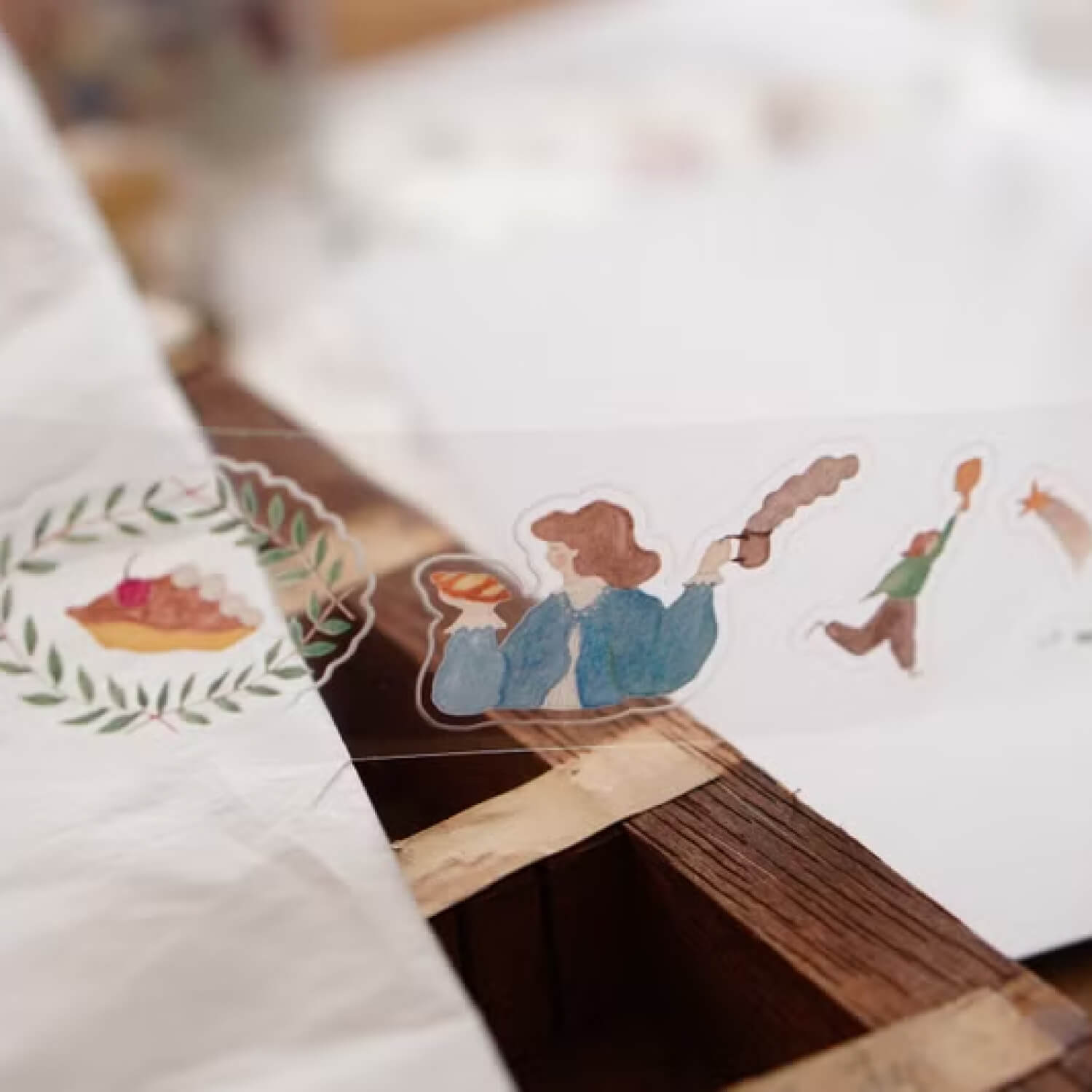 Ivy Snow PET Tape – A Lovely Day