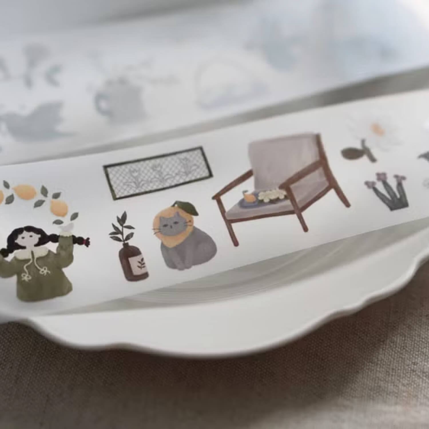 Ivy Snow PET Tape – Lemon Tree