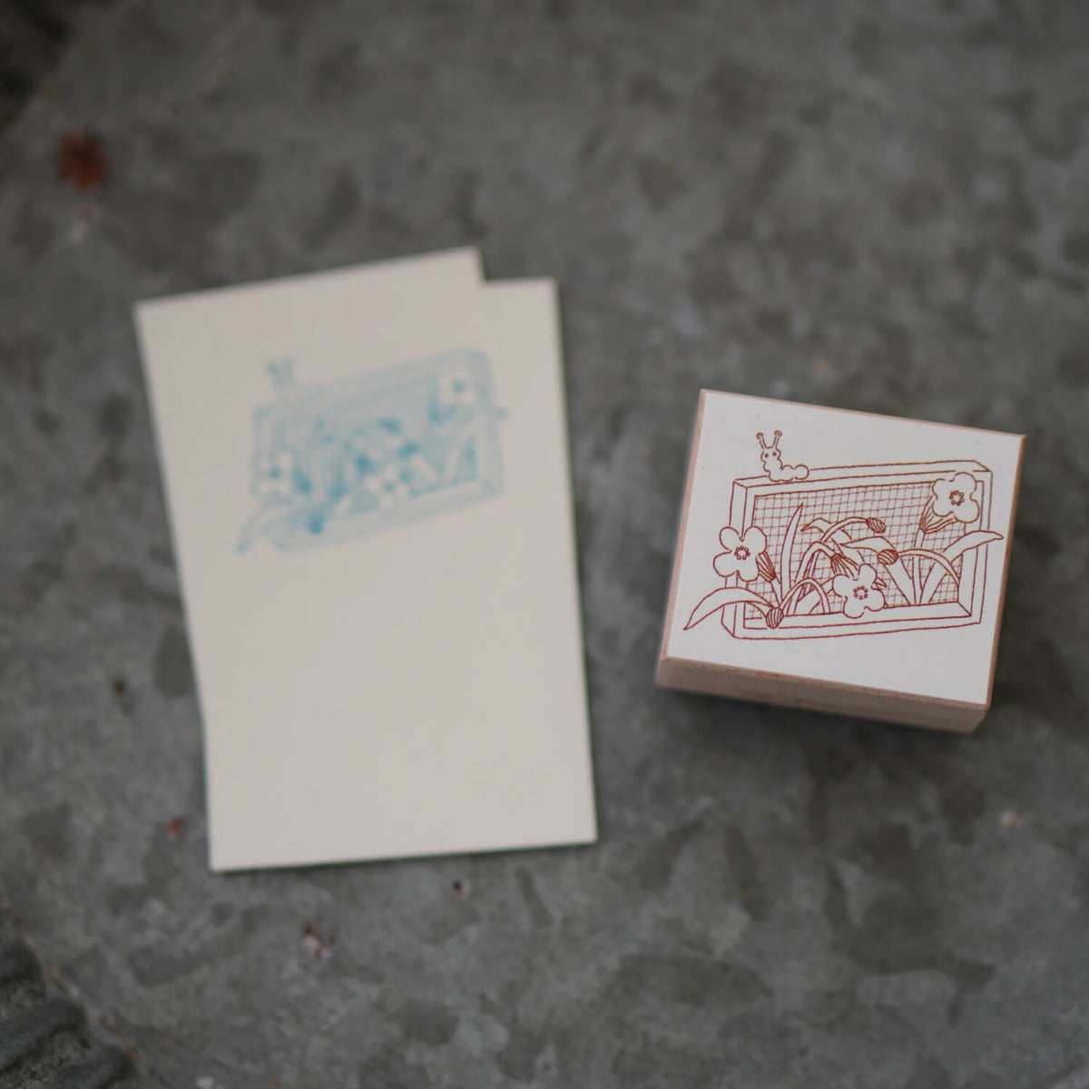 Ivy Snow Stamp – The Garden Grid