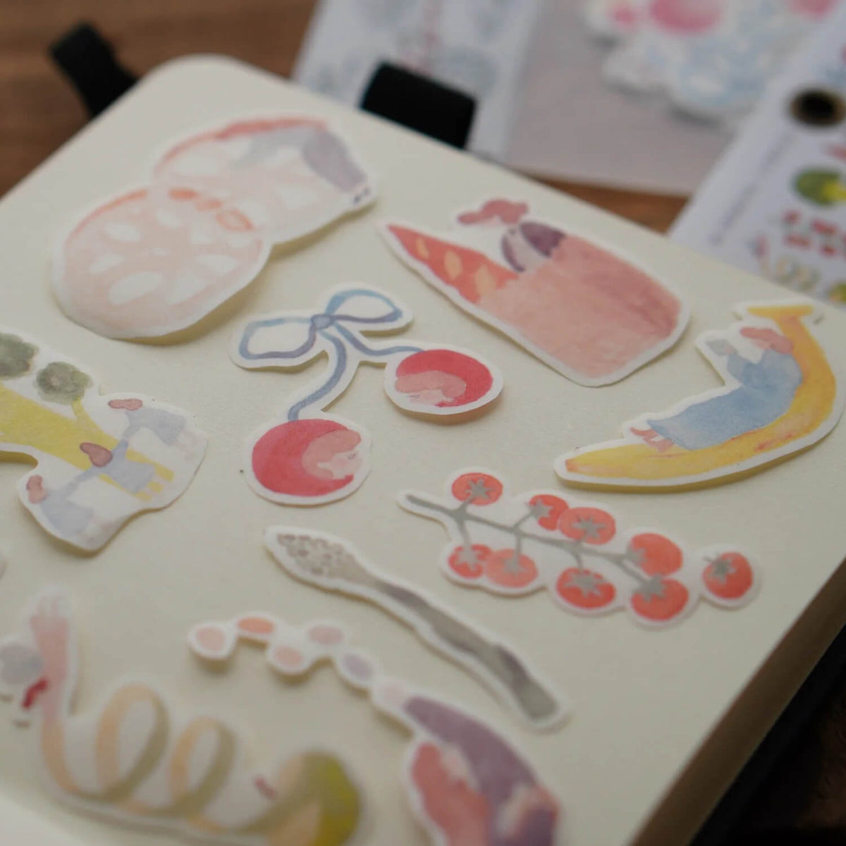 Ivy Snow Washi Die-Cut Sticker Pack – Farmer’s Market