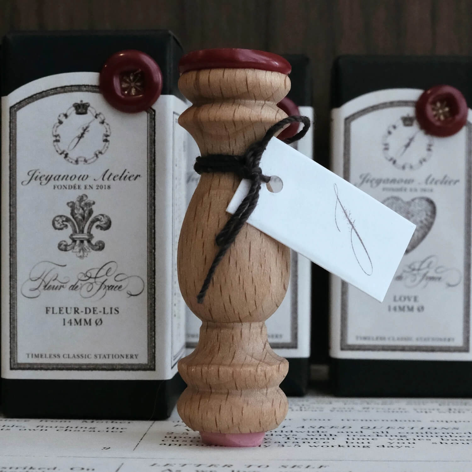 Jieyanow Atelier Fleur de Grace Rubber Stamp