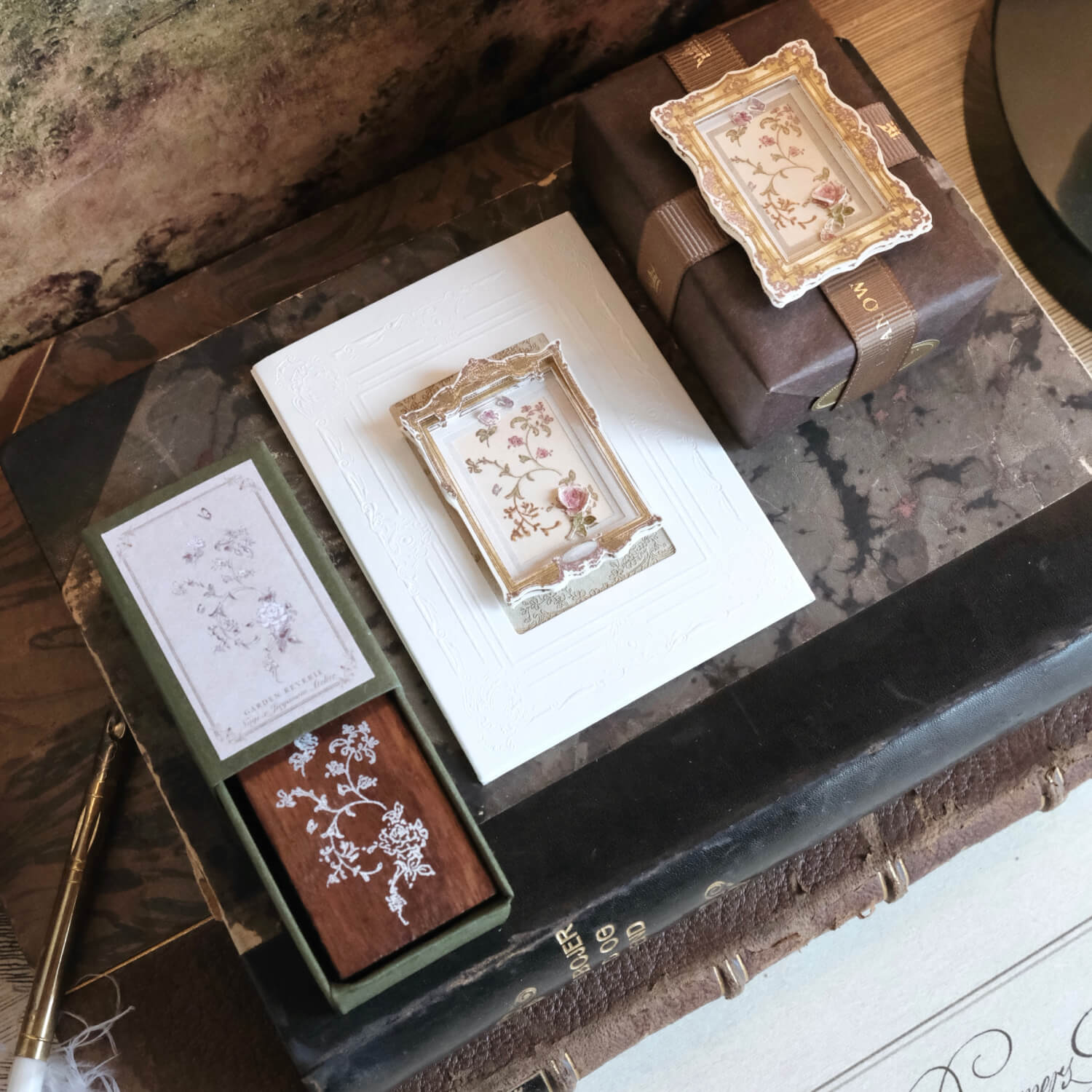 Jieyanow Atelier x Nagi Wood Stamp – Garden Reverie