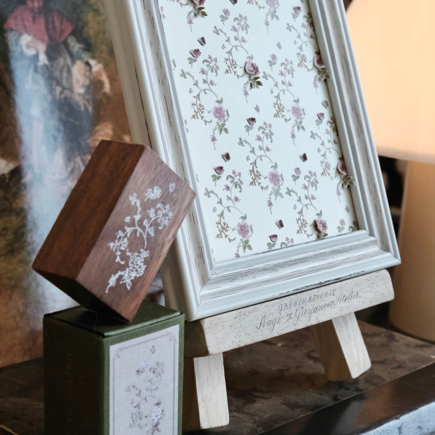 Jieyanow Atelier x Nagi Wood Stamp – Garden Reverie