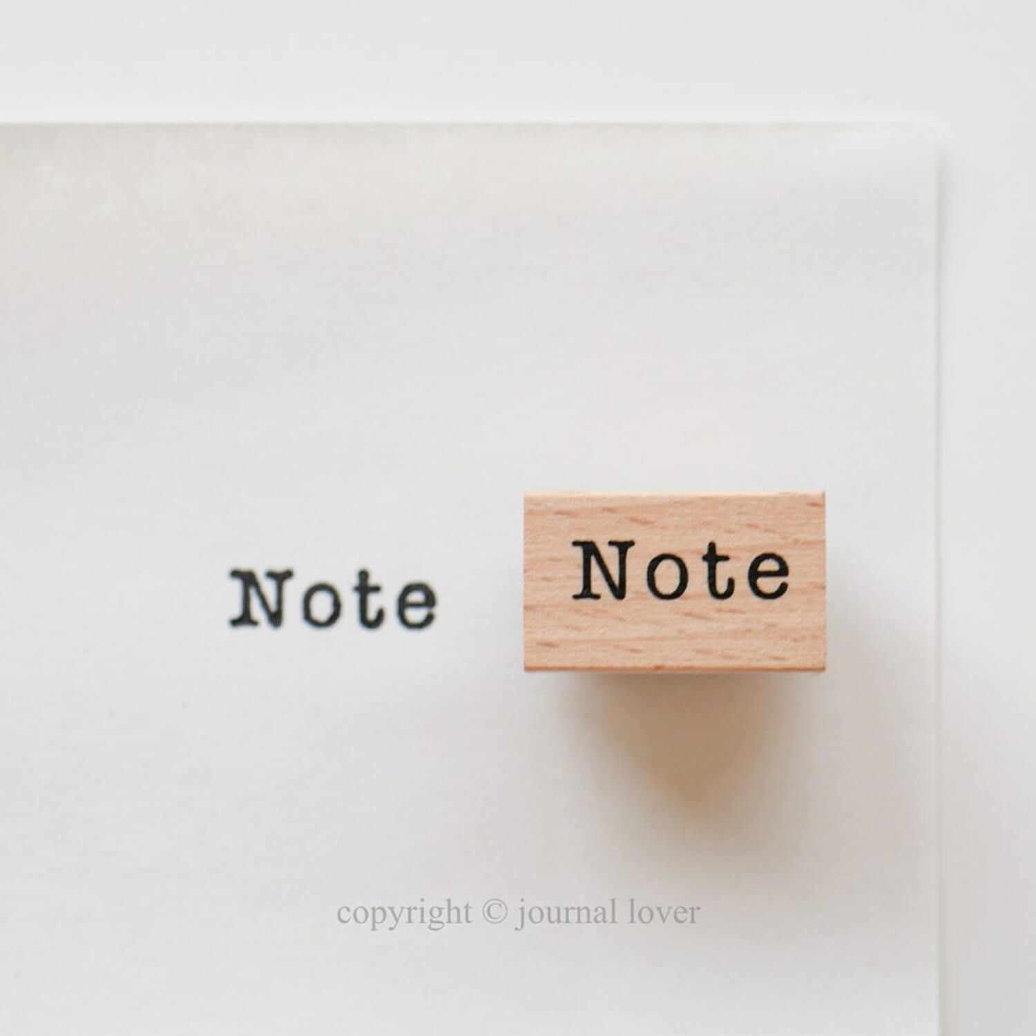 Journal Lover Rubber Stamp – Note