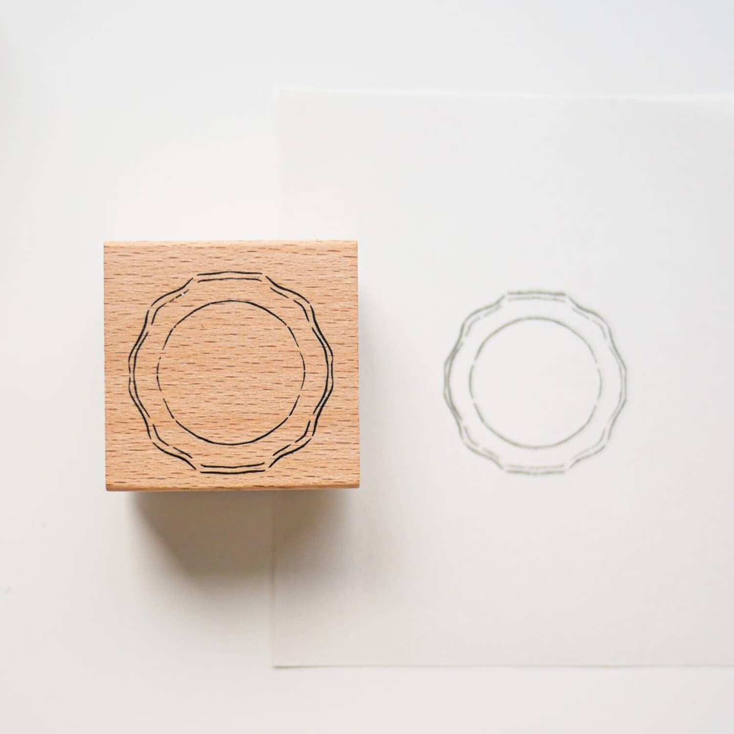 Journal Lover Rubber Stamp – Plate Frame