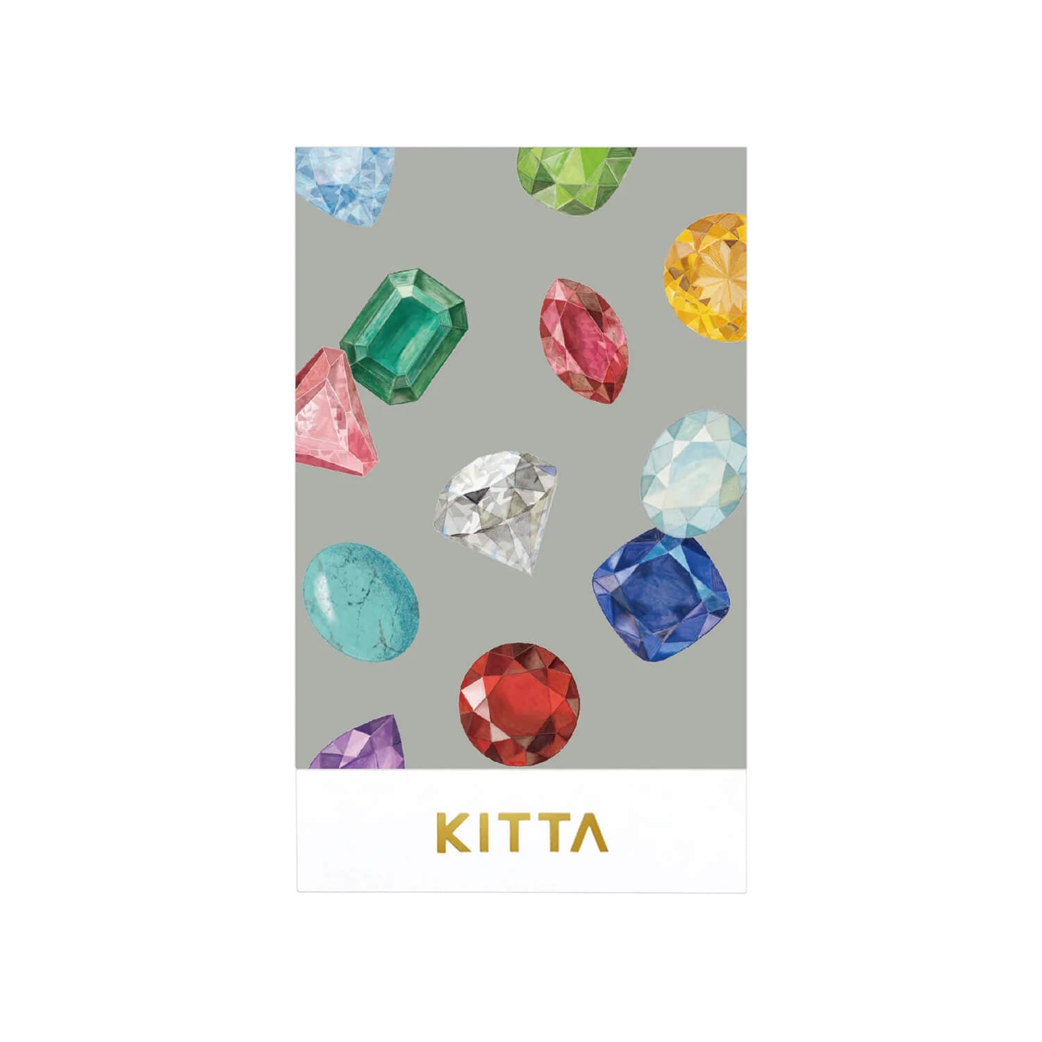 KITTA Clear Icon Stickers - Birthstones