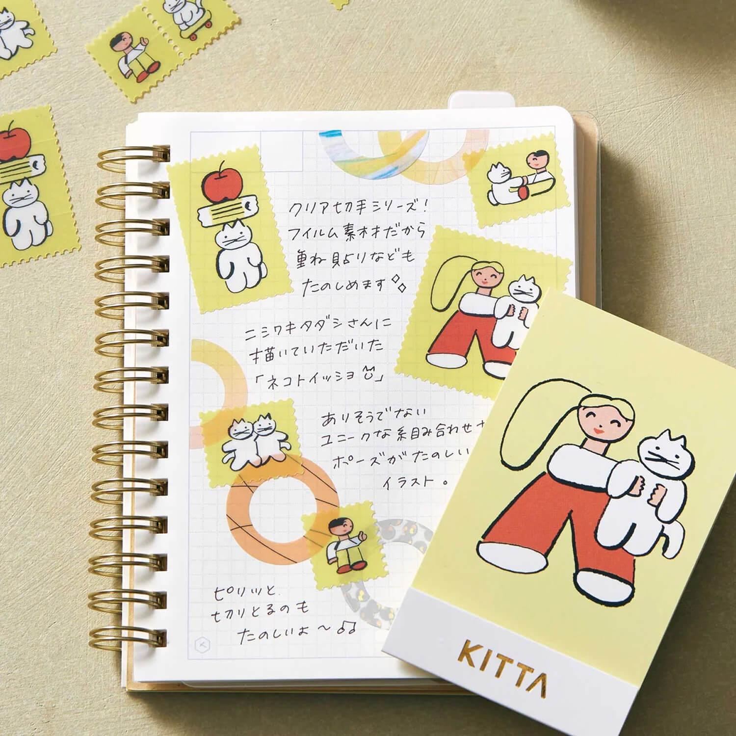 KITTA Clear Masking Seal - Neko to Issho