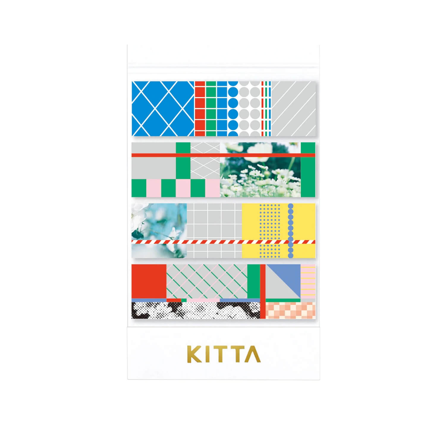 KITTA Compact Washi Tape - Parallel
