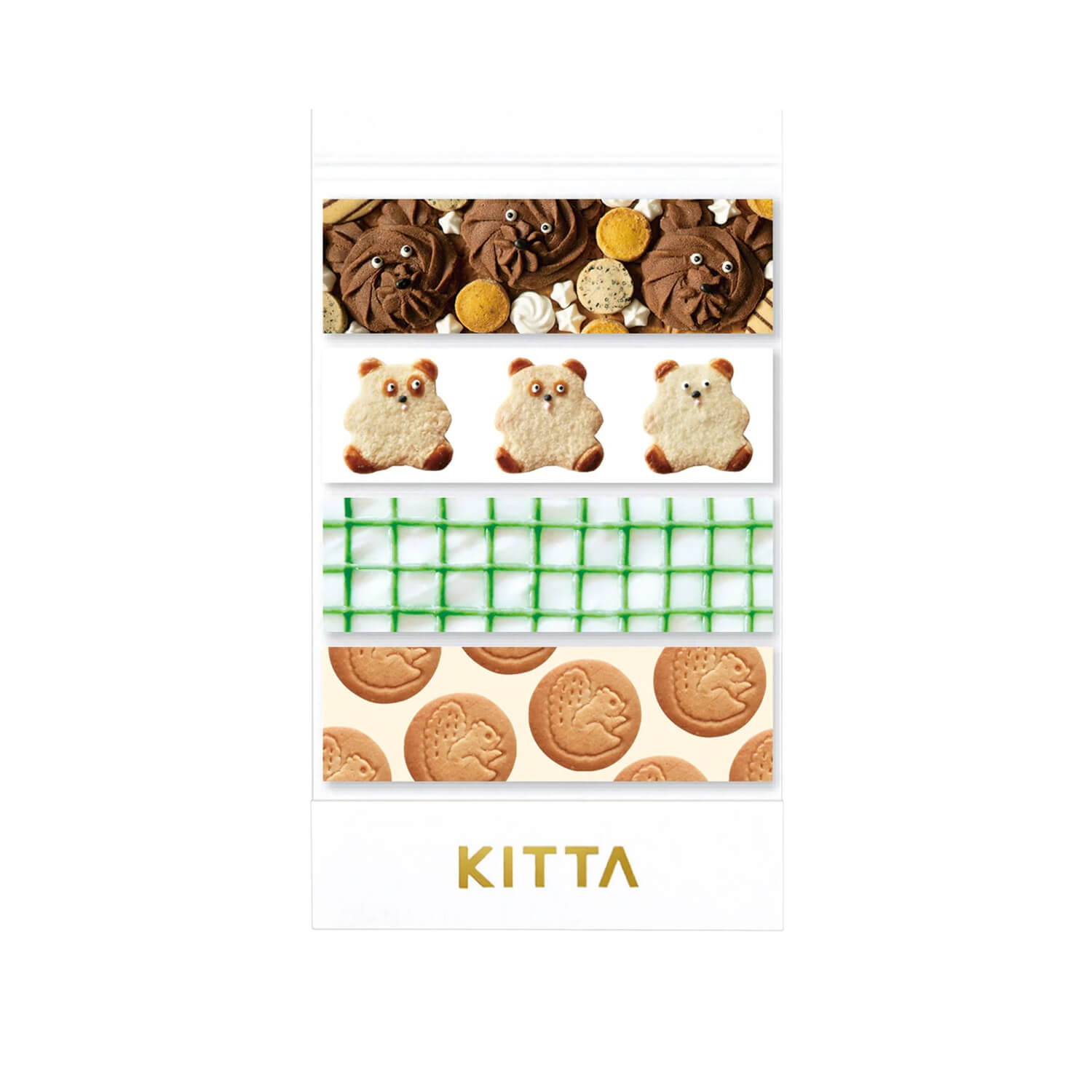 KITTA Compact Washi Tape - Snacks
