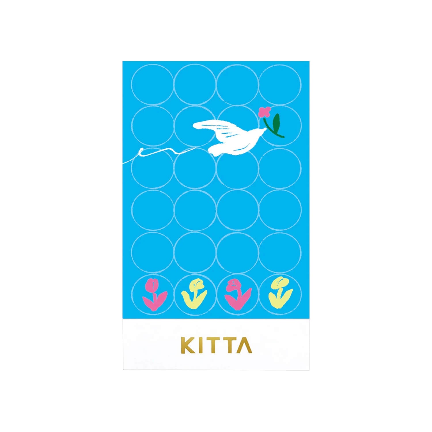 KITTA Gold Foil Compact Washi Tape - Waltz