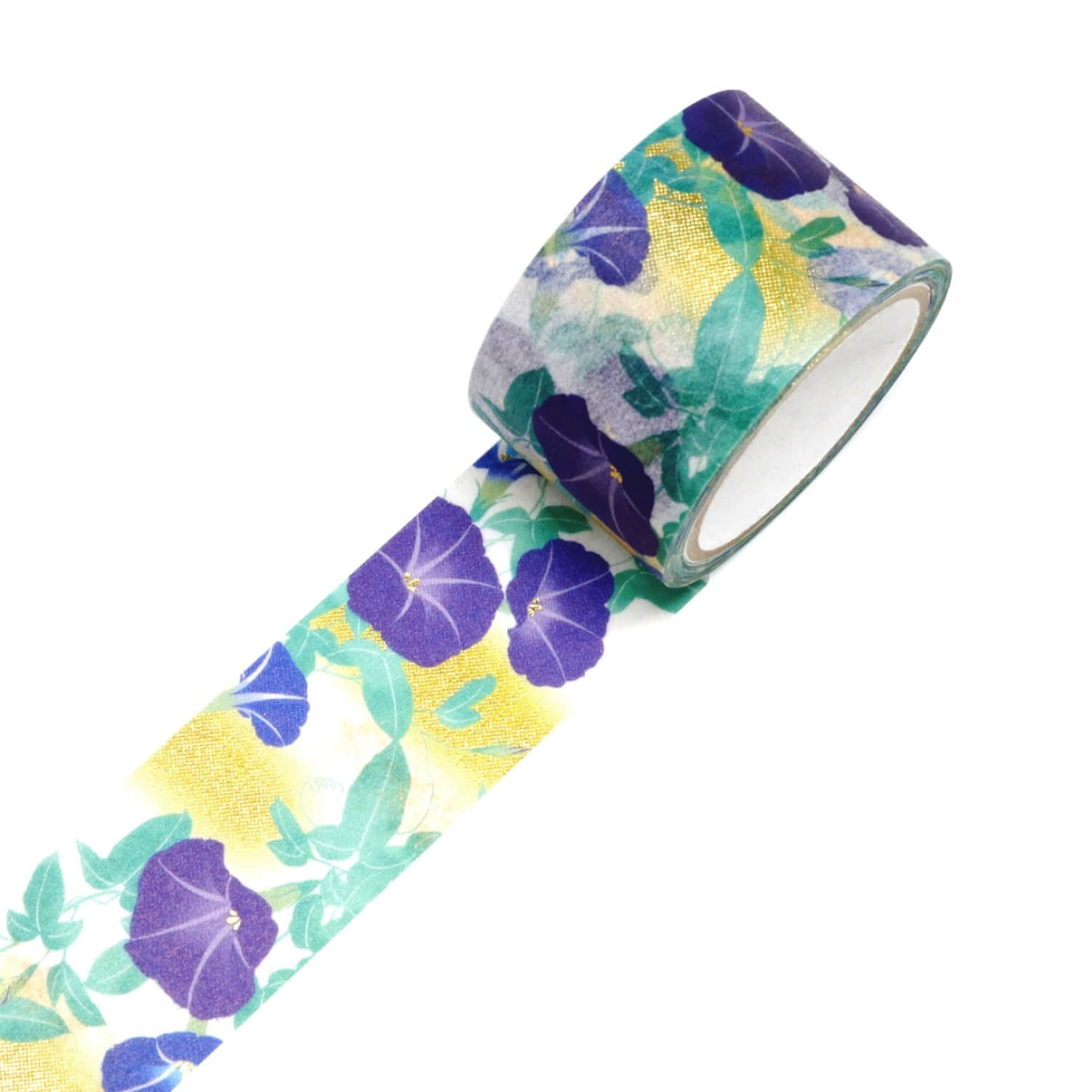 Kamiiso Kimono Beauty Foil Washi Tape - Morning Glory
