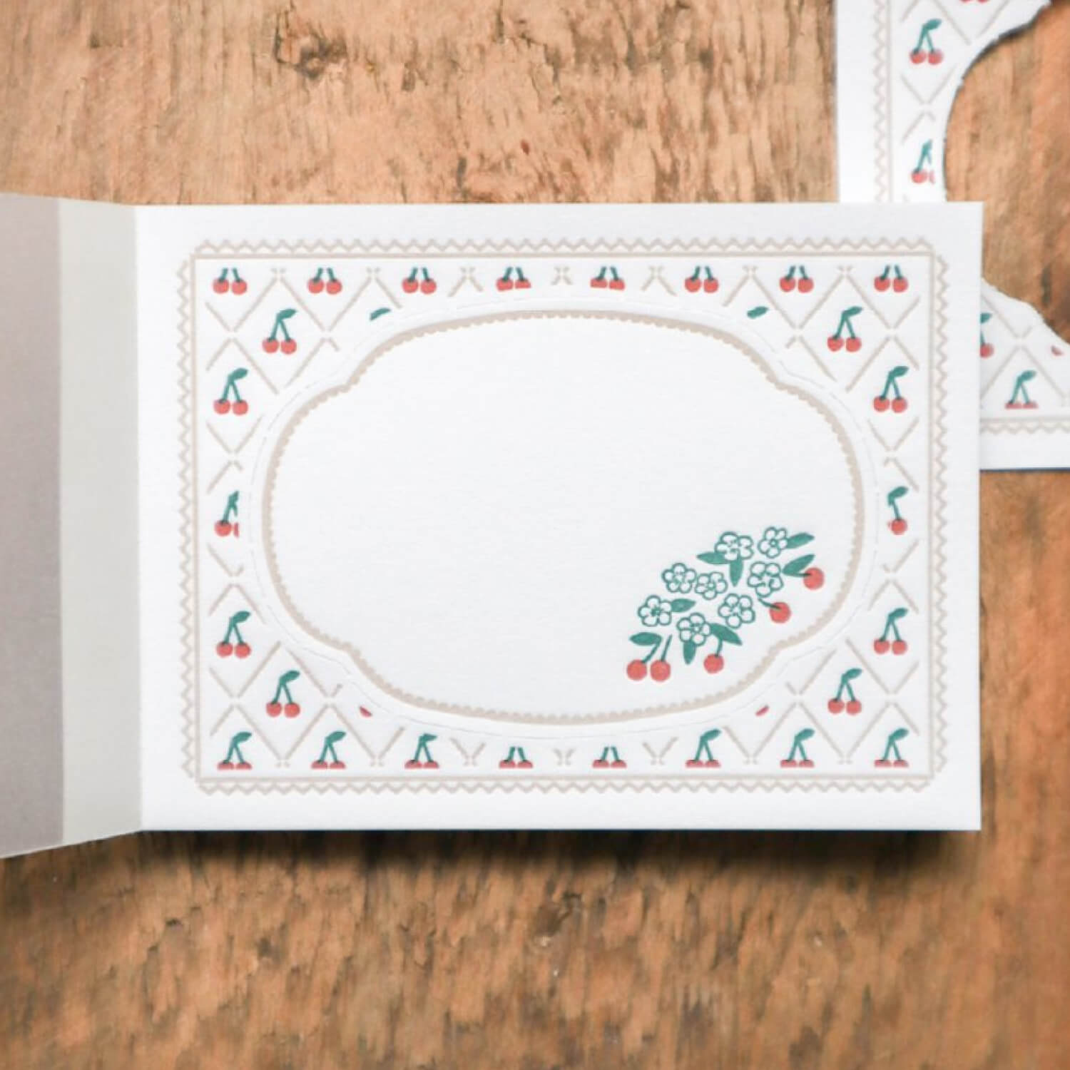 Keibunsha Pocket 2-Way Memo – Cherry