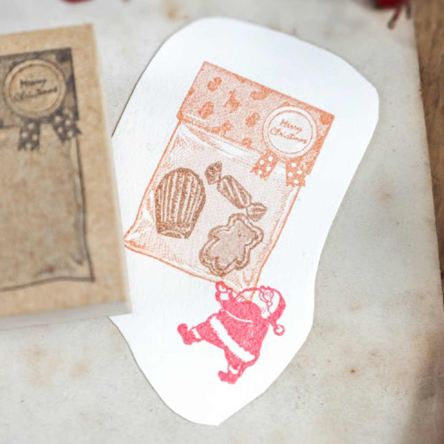 Keibunsha Tone Stamp – Christmas Bag