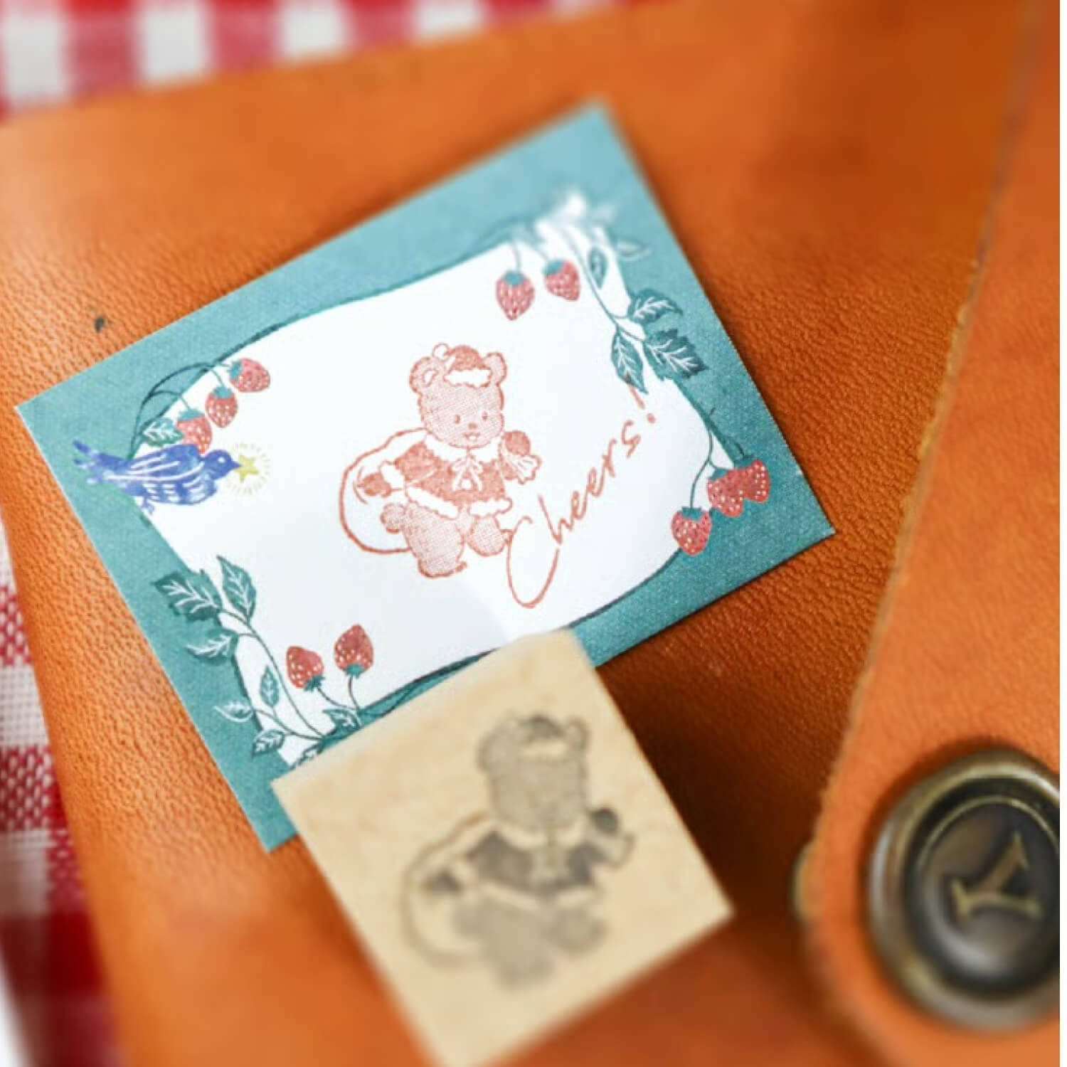 Keibunsha Tone Stamp – Little Bear Santa