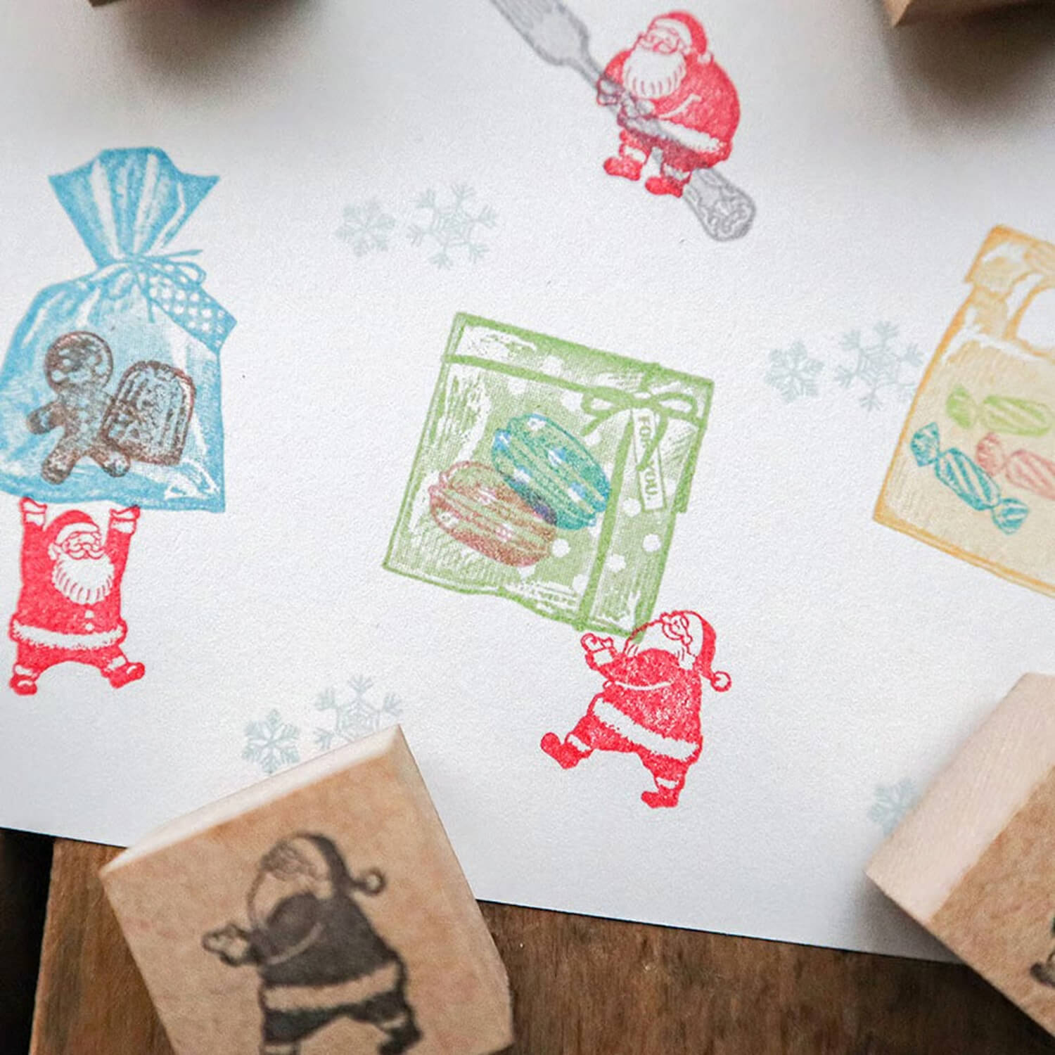 Keibunsha Stamp – Santa (Stand)