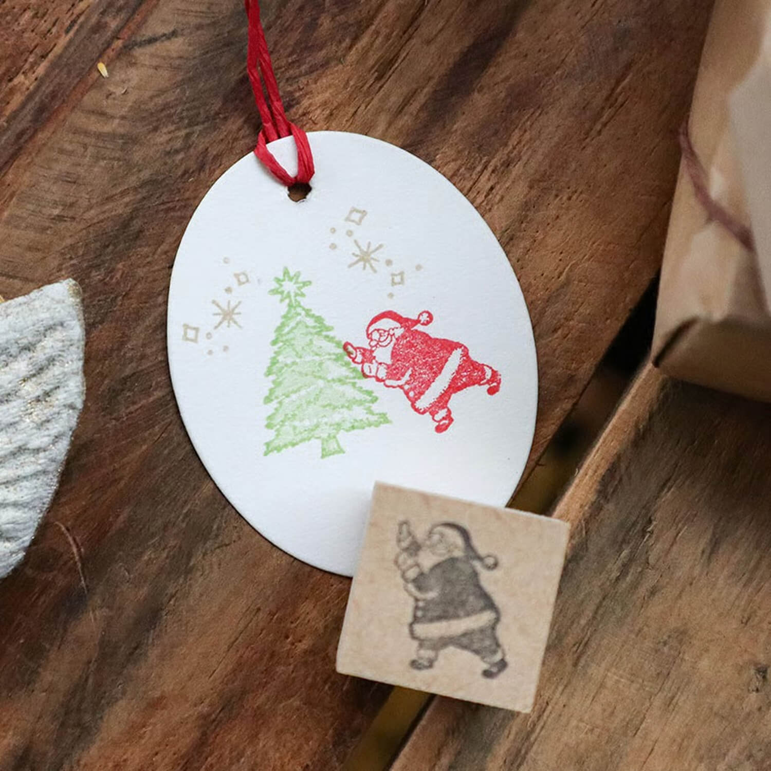 Keibunsha Stamp – Santa (Stand)