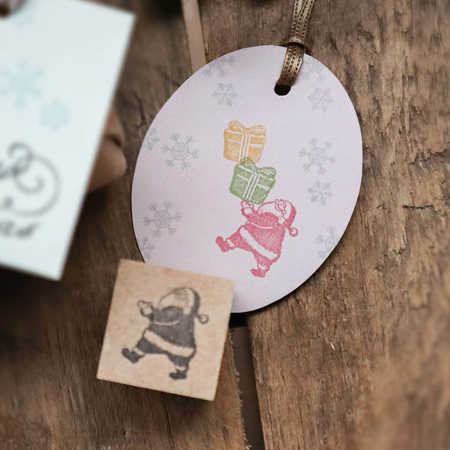 Keibunsha Stamp – Santa (Stand)